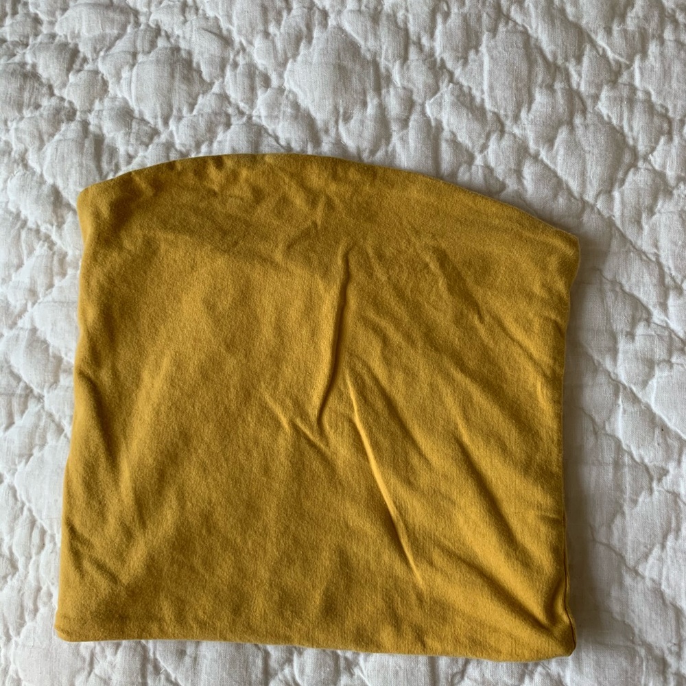 Brandy Melville Mustard Tube Top